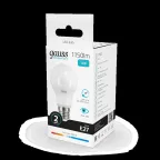 Лампа светодиодная LED 12 Вт 1150 лм 4100К А60 груша нейтральный E27 AC 220В Elementary Gauss