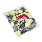 Площадка самоклеящаяся (30х30 мм) черная (100 шт)