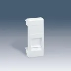 Адаптер на 1 RJ45(12) 75528-, 75540-, 75541-, 75544-39, узкий, шторка, S82C, графит