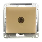 Коннектор GLOSSA TV антенна механизм перламутр