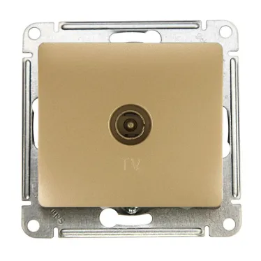 Коннектор GLOSSA TV антенна механизм перламутр