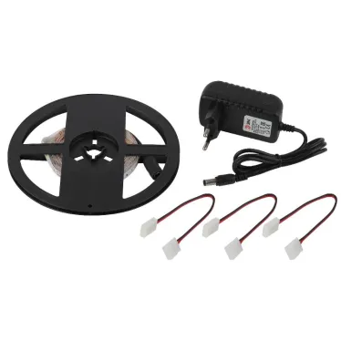 Набор со светодиодной лентой 12В 2835kit-4,8-60-12-IP20-6500-5м