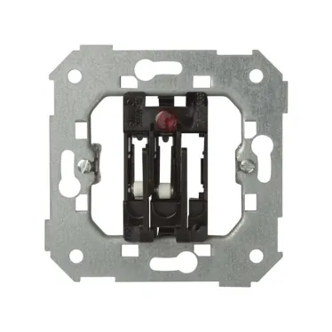 Переключатель карточный, 2 микровыключателя, 6А 250В, с индикацией, S82,82N,88, механизм