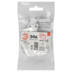 Розетка кабельная б/з 10A прямой ввод белая (10/200 /7200) R2