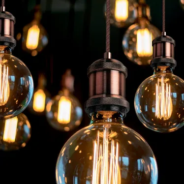 Светильник подвесной под лампу 1хE27 AC 220В Медный IP20 1000х48х80мм Алюминий Decor Gauss