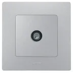 ETIKA Розетка телевизионная TV оконечная алюминий