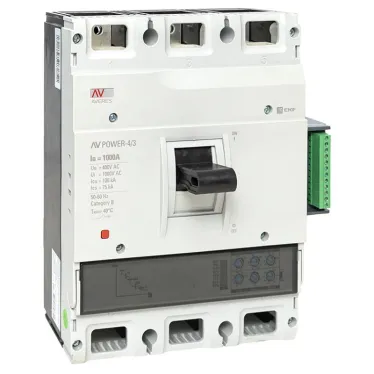 Выключатель автоматический AV POWER-4/3 1000А 100kA ETU2.2 AVERES