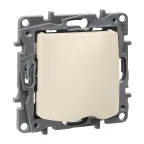 Вывод кабеля IP21 Etika с зажимом для кабеля слоновая кость