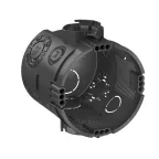 Коробка монтажная для твердых стен увеличенной глубины диам.60mm, H66mm, без галогена, 7 вводов, IP30
