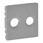 Valena LIFE Лицевая панель розетки TV-R Алюминий