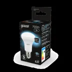 Лампа светодиодная LED 9 Вт 700 лм 4100К грибок R63 нейтральный E27 AC 220В Black Gauss