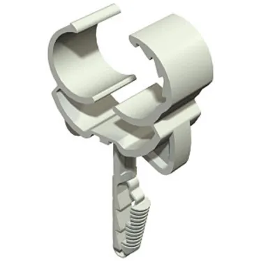 Трубный зажим SNAP 16-21,5mm на защелке с дюбелем