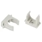 Крепеж клипса для труб CLIP-25-G-MP прямой монтаж d 25мм серый 50 шт