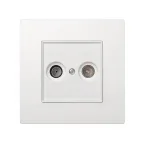 Крышка для розетки R-TV/SAT (ТВ, Спутник), белый