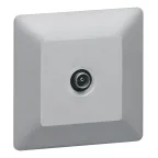 Valena LIFE Розетка ТВ c топологией звезда 0-2400 МГц С лицевой панелью Алюминий