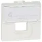 Mosaic Лицевая панель для информационных розеток Keystone 2 модуля белый