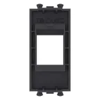 Адаптер без шторки для Keystone Avanti Черный матовый 1 модуль