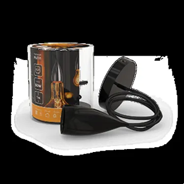 Светильник подвесной под лампу 1хE27 AC 220В Черный IP20 1000х50х105мм Алюминий Decor Gauss