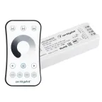 Диммер SMART-DIM-SET-RING (12-24V, 1x8A, ПДУ 2.4G) (, IP20 Пластик, 5 лет)