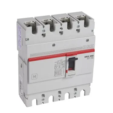 Выключатель автоматический DRX250 термомагнитный 250A 4П 25кА