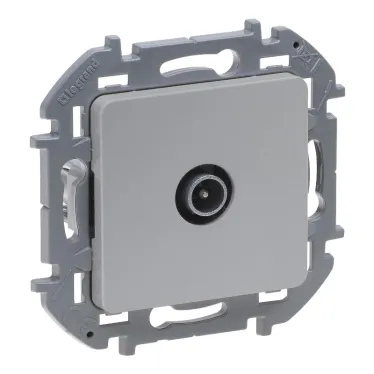 Розетка TV оконечная 10 дБ 5 862 мГц INSPIRIA алюминий