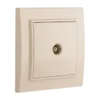 Розетка TV одноместная СП бежевый 75Ом 5-862МГц Минск