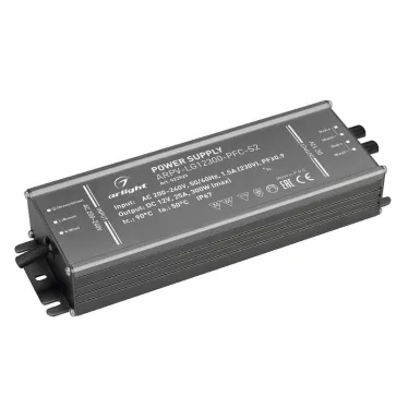 Блок питания ARPV-LG12300-PFC-S2 (12V, 25.0A, 300W) (ARL, IP67 Металл, 5 лет)