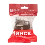 Розетка TV одноместная ОП Минск 75Ом 5-862МГц темное дерево