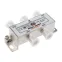 Делитель ТВ х 4 + 5шт. F BOX 5-1000 МГц Silver,