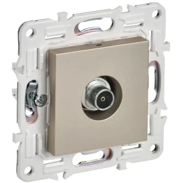 SKANDY Розетка TV оконечная SK-A12Sh шампань IEK