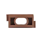 Крепеж-клипса под темное дерево d25мм Plast PROxima (10шт)