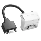 Мультимедийная рамка D-Sub9 Modul45 (белый)