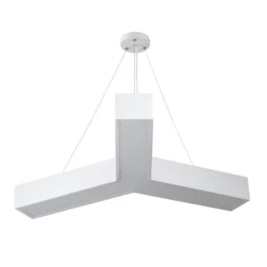 Светильник светодиодный Geometria Igrek SPO-143-W-40K-056 56Вт 4000К 3700Лм IP40 900*900*80 белый подвесной