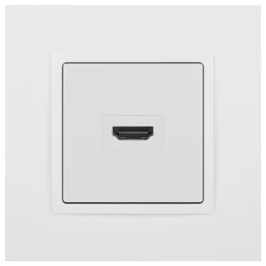Розетка HDMI, Эра Elegance, белый, 14-3114-01