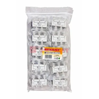 Делитель ТВ х 4 под F разъём 5-1000 МГц,