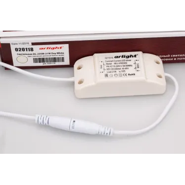Светильник DL-225M-21W Day White (Arlight, IP40 Металл, 3 года) | 020118 | Arlight