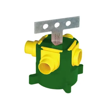 Коробка установочная 70х72мм в бетон пластиковые лапки