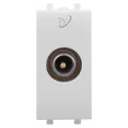 Avanti ТВ розетка проходная ''Белое облако'', 16A, 1 модульная