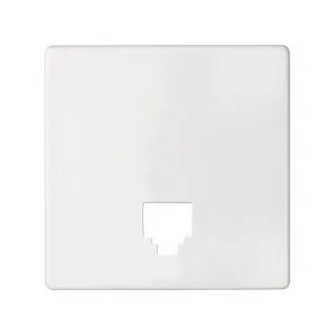 Накладка на телефонную розетку RJ-11, RJ-12, S82 Detail белый