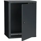 Шкаф настенный 19' LINEA W 15U 600x450мм металлическая дверь RAL9005