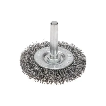 Щетка дисковая для дрели, витая стальная, 50мм