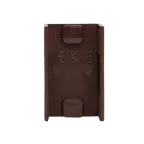 Соединитель (16х16) (4 шт) Plast под темное дерево