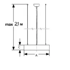 Светильник SOL P 450 WH LED 3000K (low lumen)