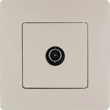 ETIKA Розетка телевизионная TV Звезда слоновая кость