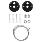 Светильник LED Geometria Block SPO-114-B-40K-036 36Вт 4000К 2800Лм IP40 1200х130х50 черный подвесной драйвер внутри