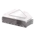                  Угол горизонтальный 45 градусов с крышкой Стандарт 400х50
               