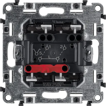 Valena ALLURE DIY Белый Выключатель 2-х клавишный 10А 250В | 752705 | Legrand