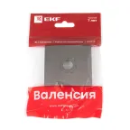 Валенсия лицевая панель розетки TV 1-местная 75Ом 5-862МГц графит