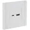 FORTE@PIANO Розетка USB A+C 18Вт FP251 белый IEK