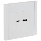 FORTE@PIANO Розетка USB A+C 18Вт FP251 белый IEK